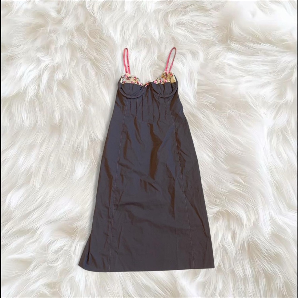 Rebecca Taylor Brown Floral Dress